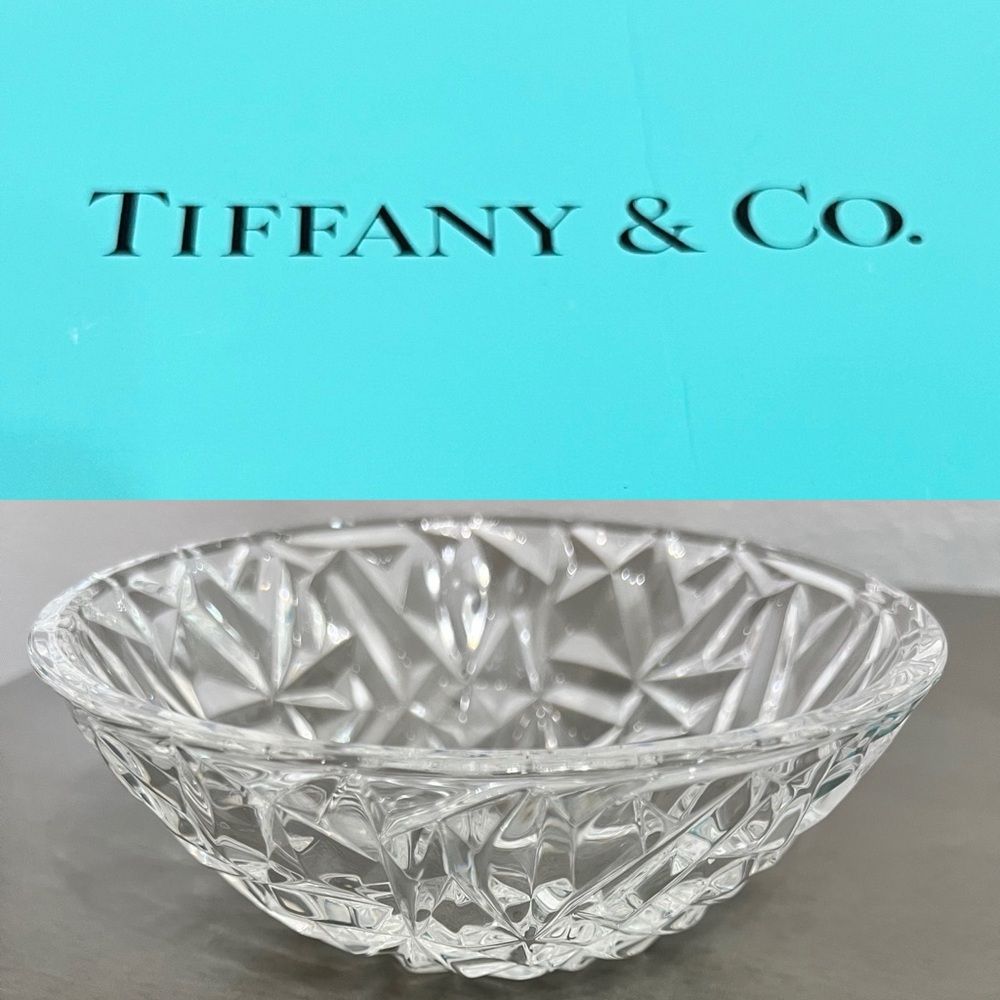Tiffany & Co. New in box Lead crystal dish